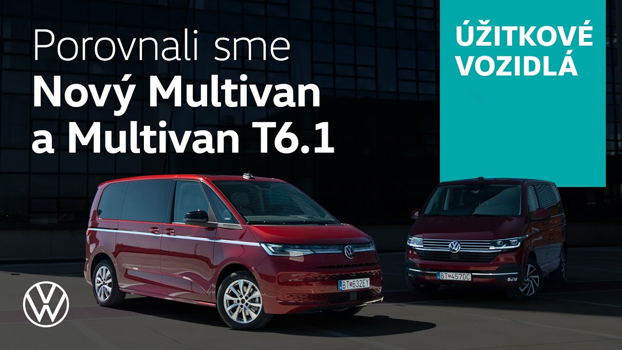 Postavili sme proti sebe Nový Multivan a Multivan T6.1. Rozdielov sme našli za vagón!