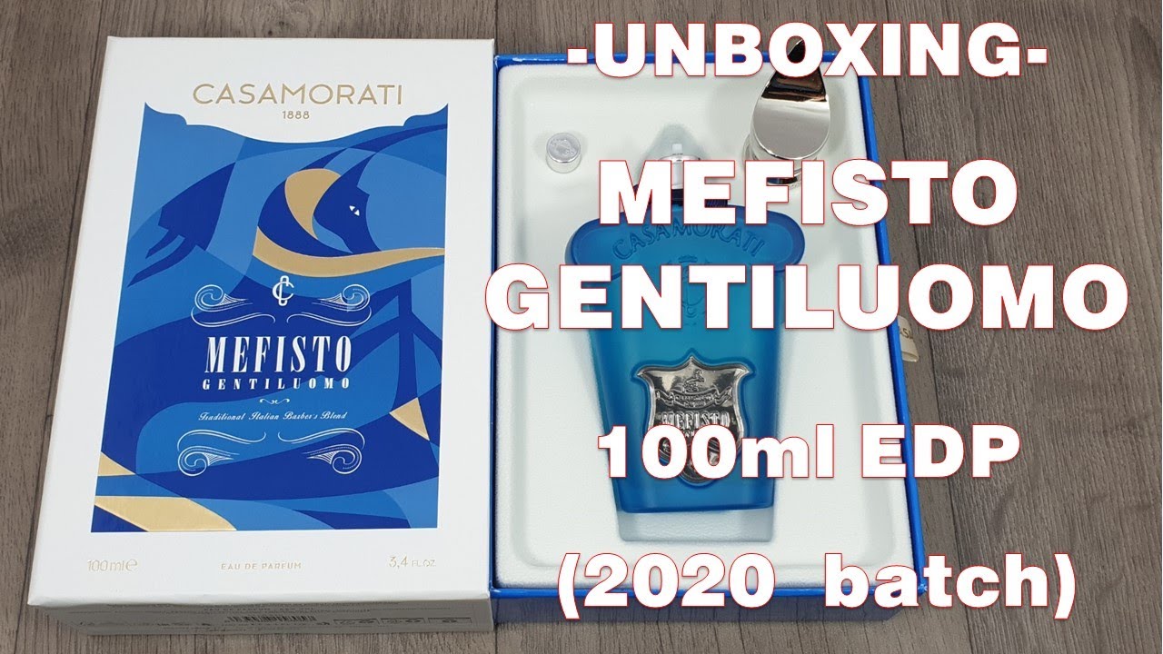 Unboxing Mefisto Gentiluomo by Xerjoff (2020 batch)
