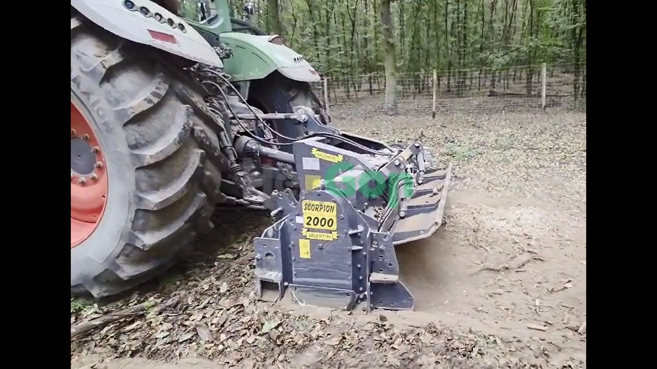 Valentini Scorpion 2000 2T erdészeti talajmaró / Forrestry brush cutter