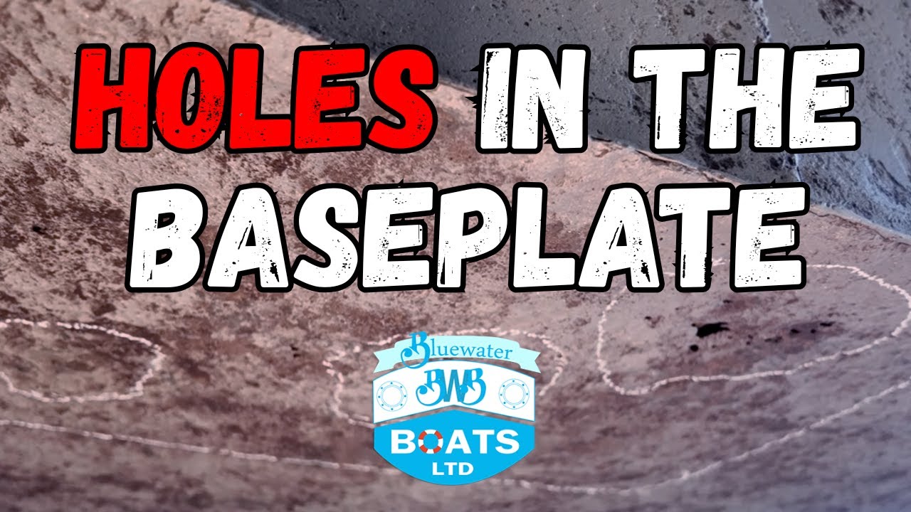 Holes in the Baseplate - This narrowboat was only one knock away from potentially sinking