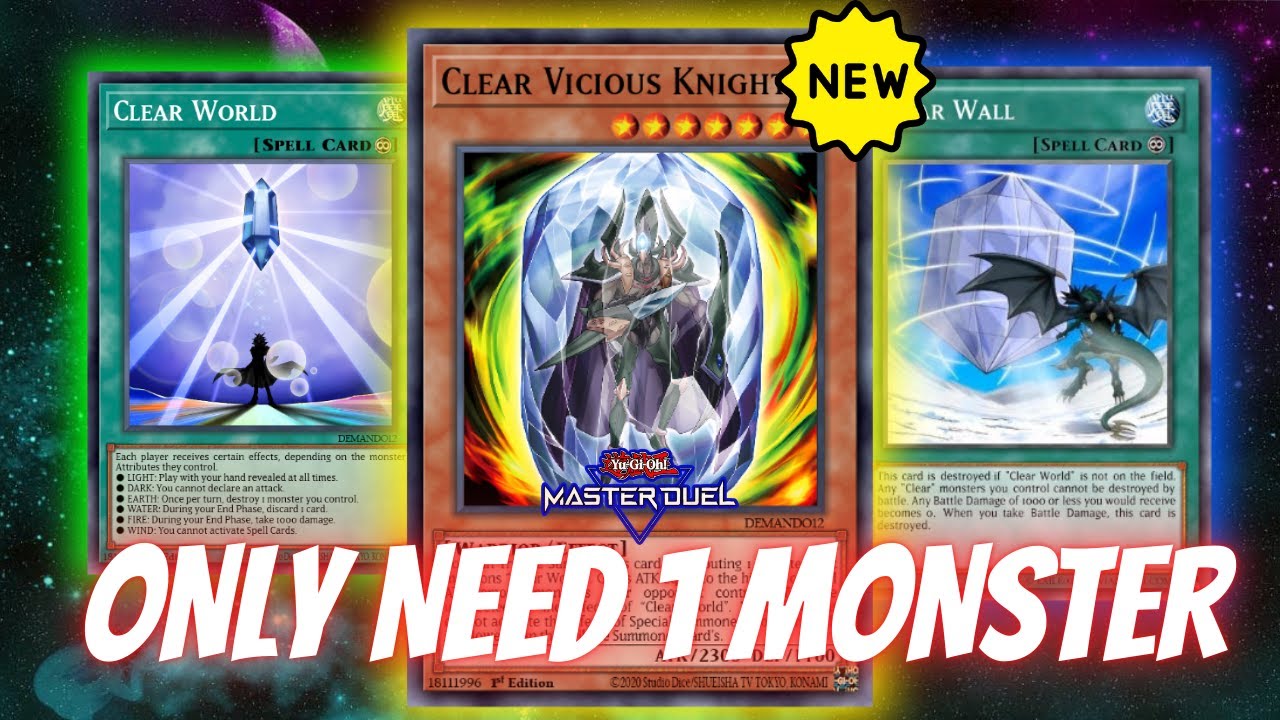 THEY CANNOT ACTIVATE ANYTHING!! TOXIC BOARD CONTROL CLEAR WORLD DECK !! [Master Duel]