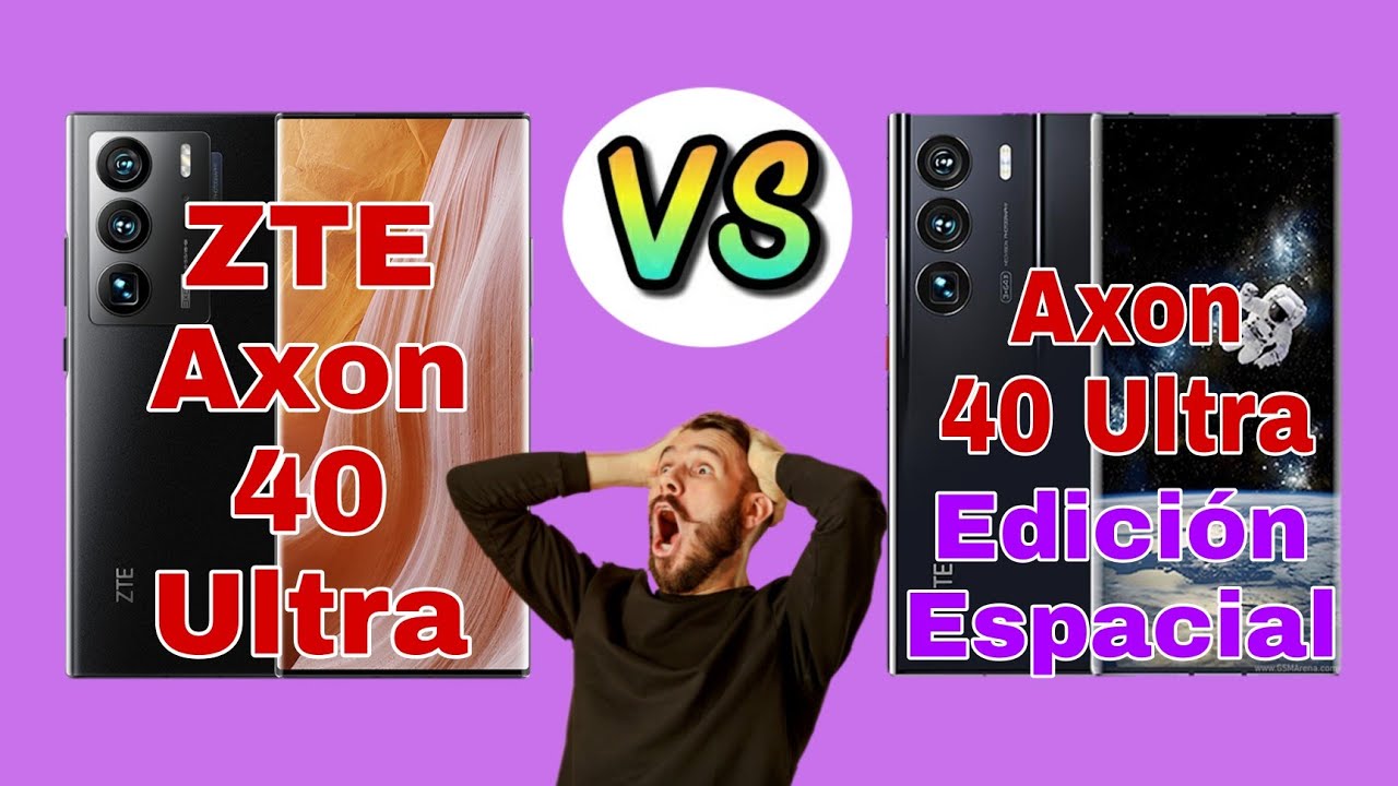 18 GB de RAM - ZTE Axon 40 Ultra  Vs  ZTE Axon 40 Ultra Space Edition
