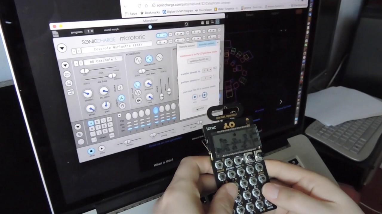 microtonic pattern transfer to po-32