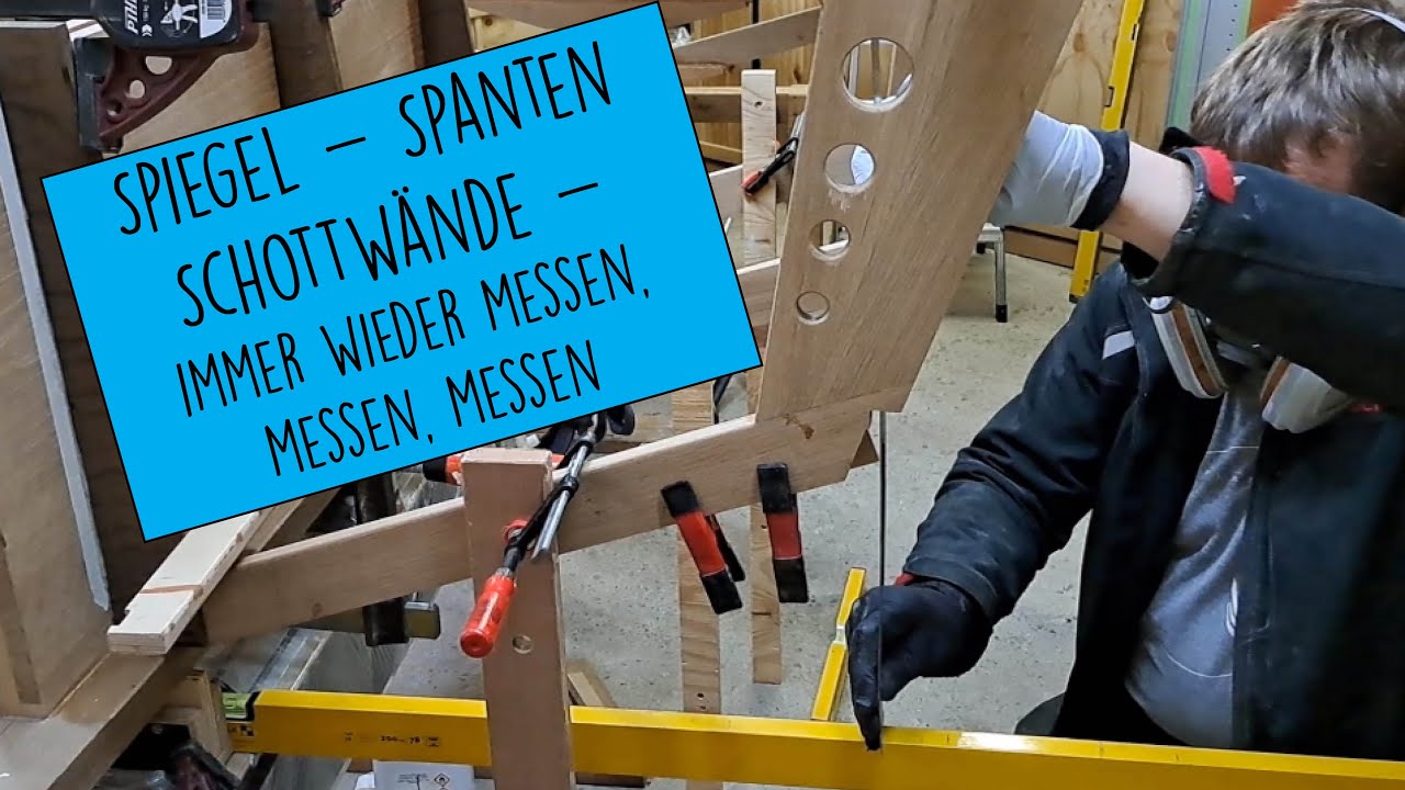 Spiegel, Schottwände und Spanten # Bootsbau Teil 12