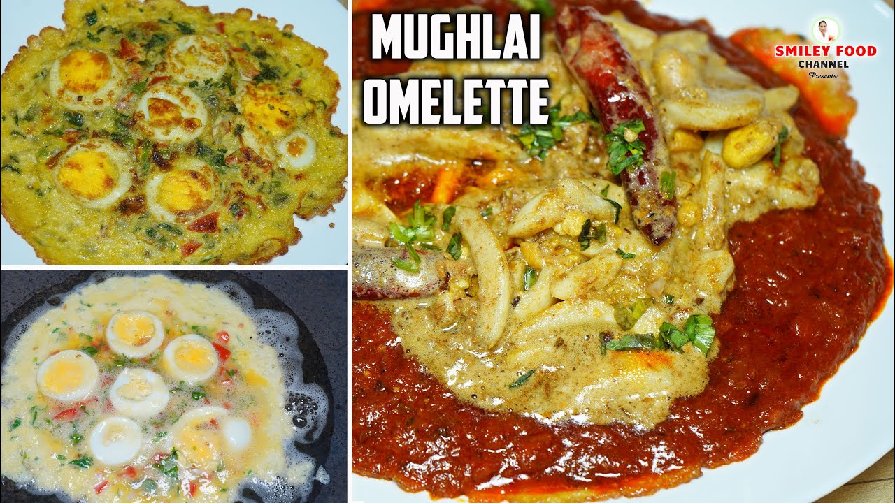 राजकोट का फेमस मुगलाई आमलेट | Mughlai Omelette Recipe | Anda Gravy | Egg Recipes by SMILEY Food
