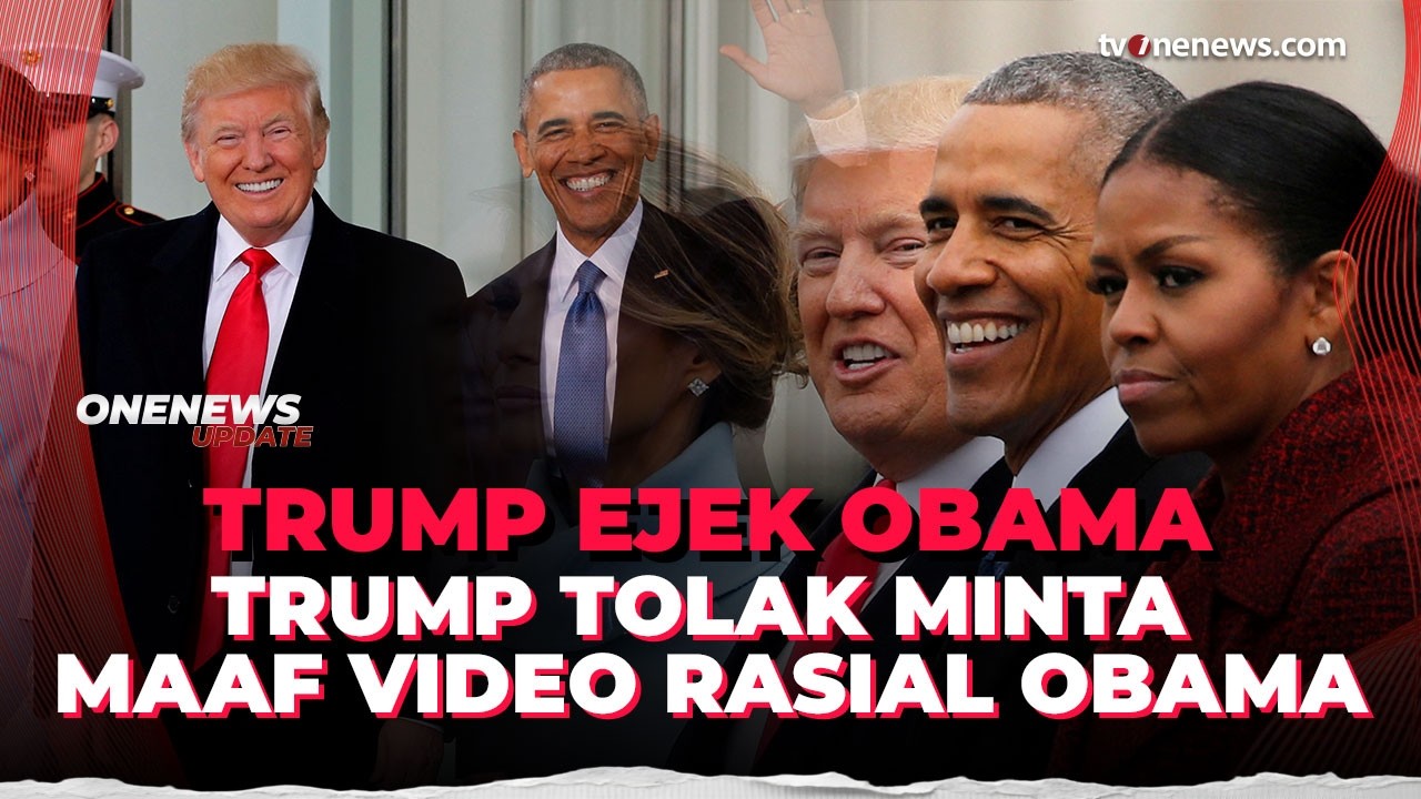 Trump Tolak Minta Maaf Usai Unggah Video Obama Digambarkan Sebagai Monyet | OneNews Update