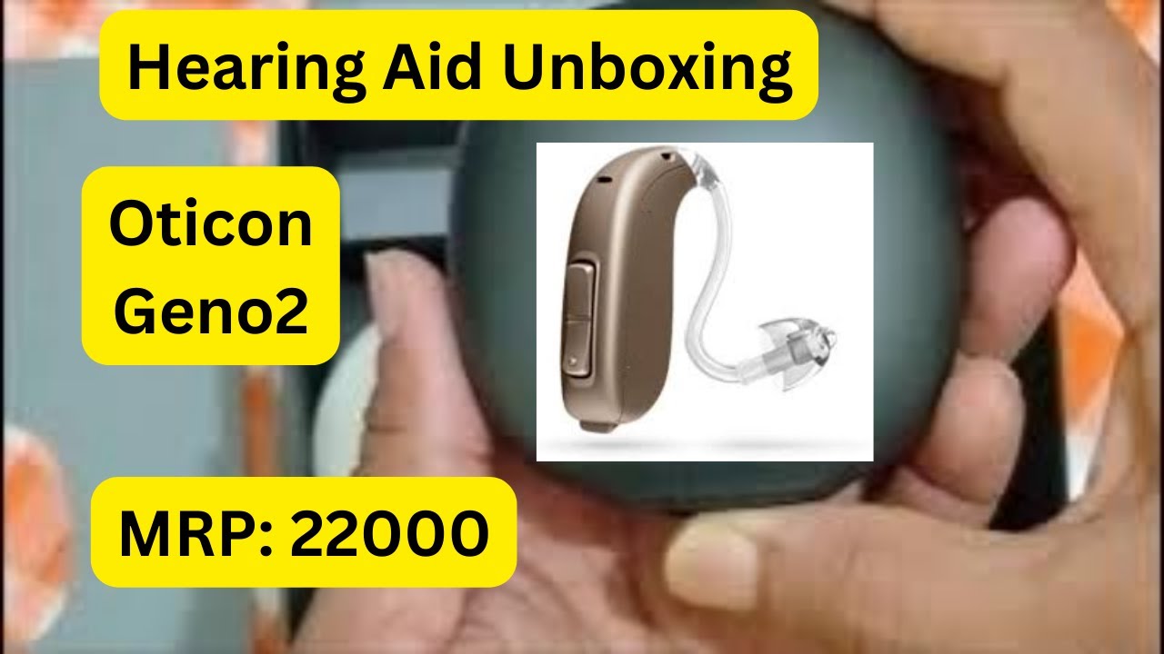 Oticon Geno 2 Power BTE Hearing Aid Unboxing | Hearing Aid Solution
