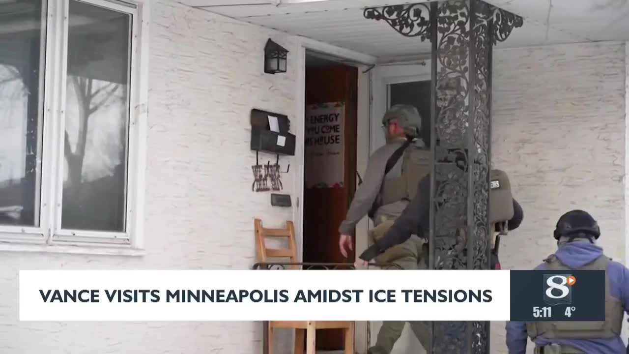 Vance Visits Minneapolis Amidst ICE Tensions
