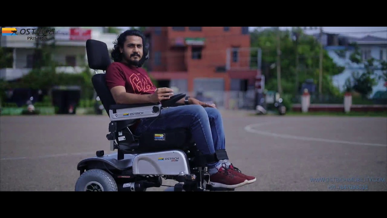 Ostrich Pristine l Ostrich Mobility l Muscular Dystrophy l Electric Wheelchair l Bangalore