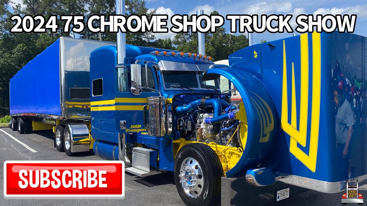 75 Chrome Shop Truck Show Wildwood Florida - Daytime Trucks, Honks and More