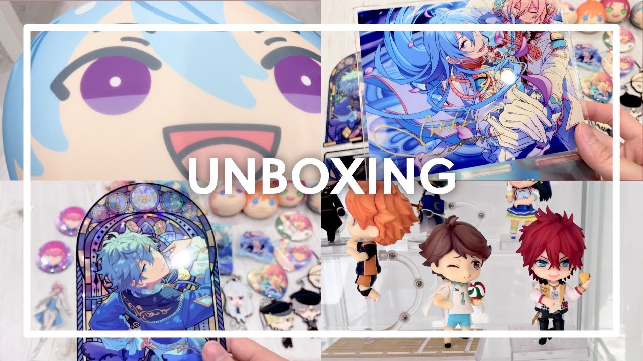Enstars haul unboxing | nendo, badges, acrylic stands