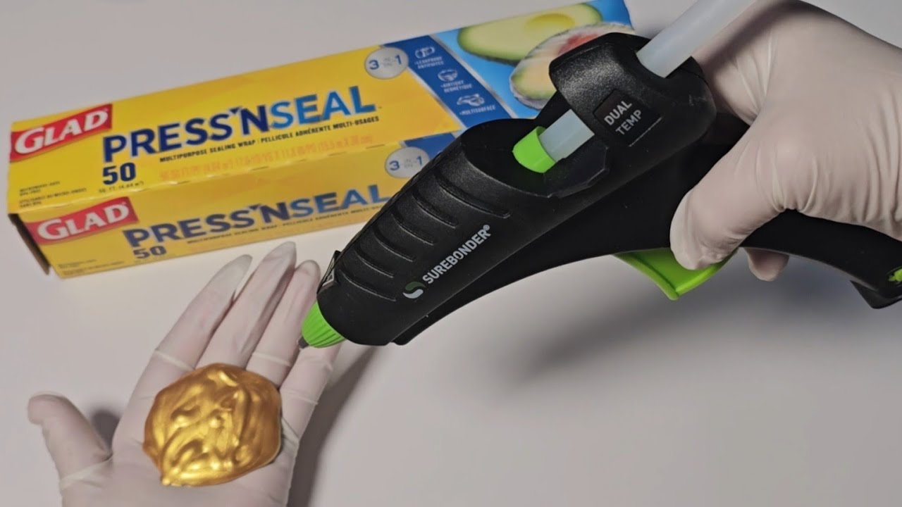 NEW! Use this EASY Plastic, Hot Glue Drop & Paint TECHNIQUE to Create a STUNNING Painting!