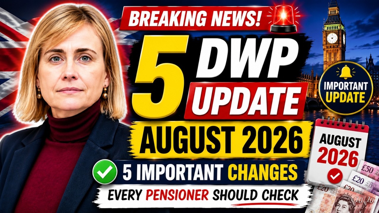 August 2026 DWP UPDATE 🚨 5 Important Changes Every UK Pensioner Must Check NOW!