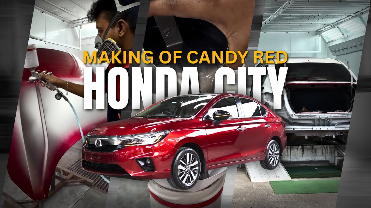 HONDA CITY in Candy Red | Labh garages | Car Care | Automotive