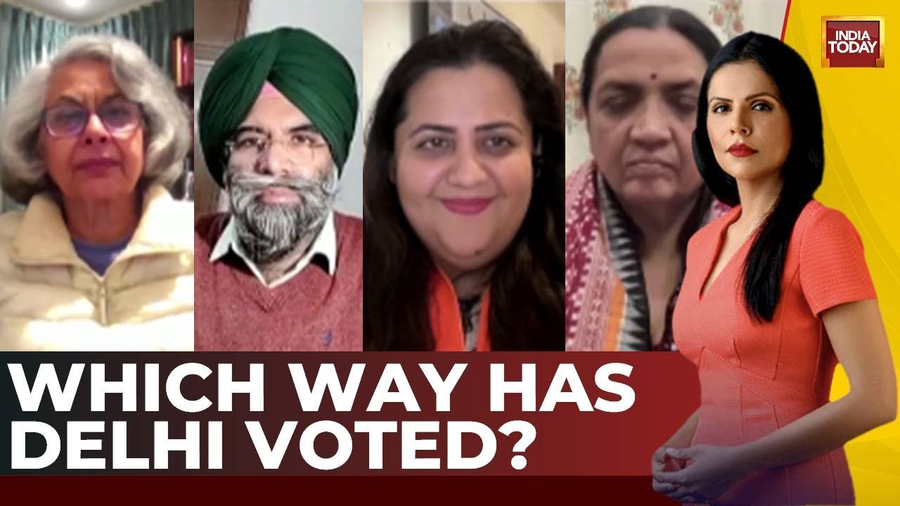 Debate On Delhi Exit Polls: BJP Ahead In Most Polls But AAP Still In Race, Who Has Delhi Voted For?