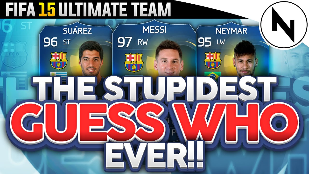 THE DUMBEST GUESS WHO EVER! - FIFA 15 Ultimate Team