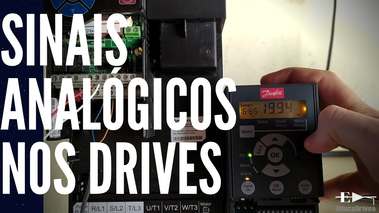 Controle de velocidade com sinais analógicos