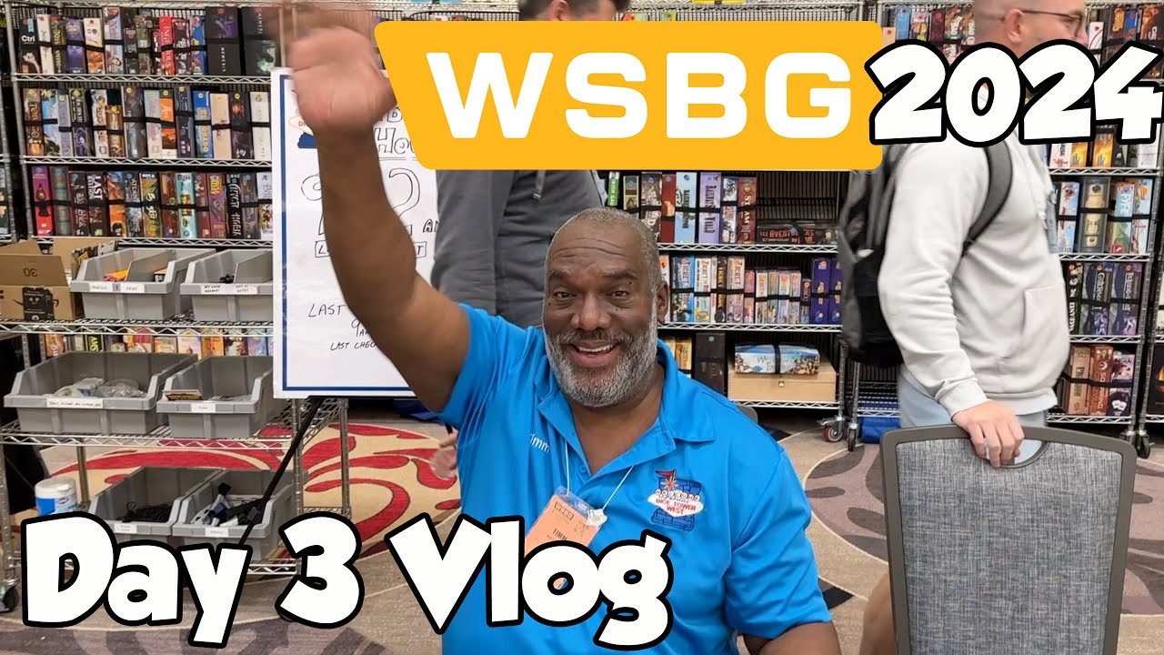 World Series of Board Gaming Tuesday Vlog: Welcome to Earth