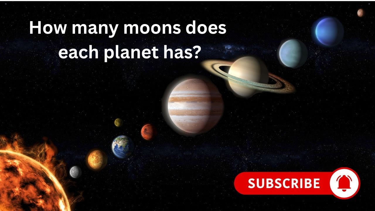 How Many Moons Do the Planets Have? 🪐 Moon Count Fun !