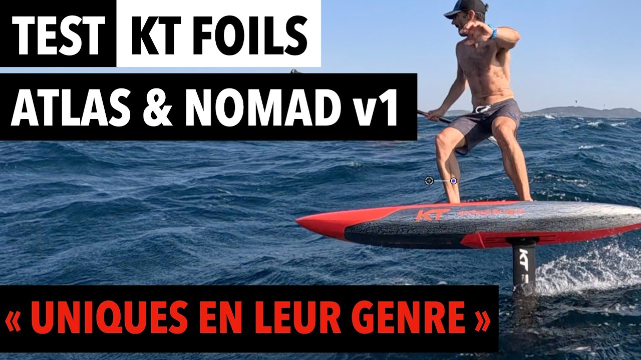 J'ai testé les foils KT Atlas et Nomad V1, des foils uniques en leur genre!