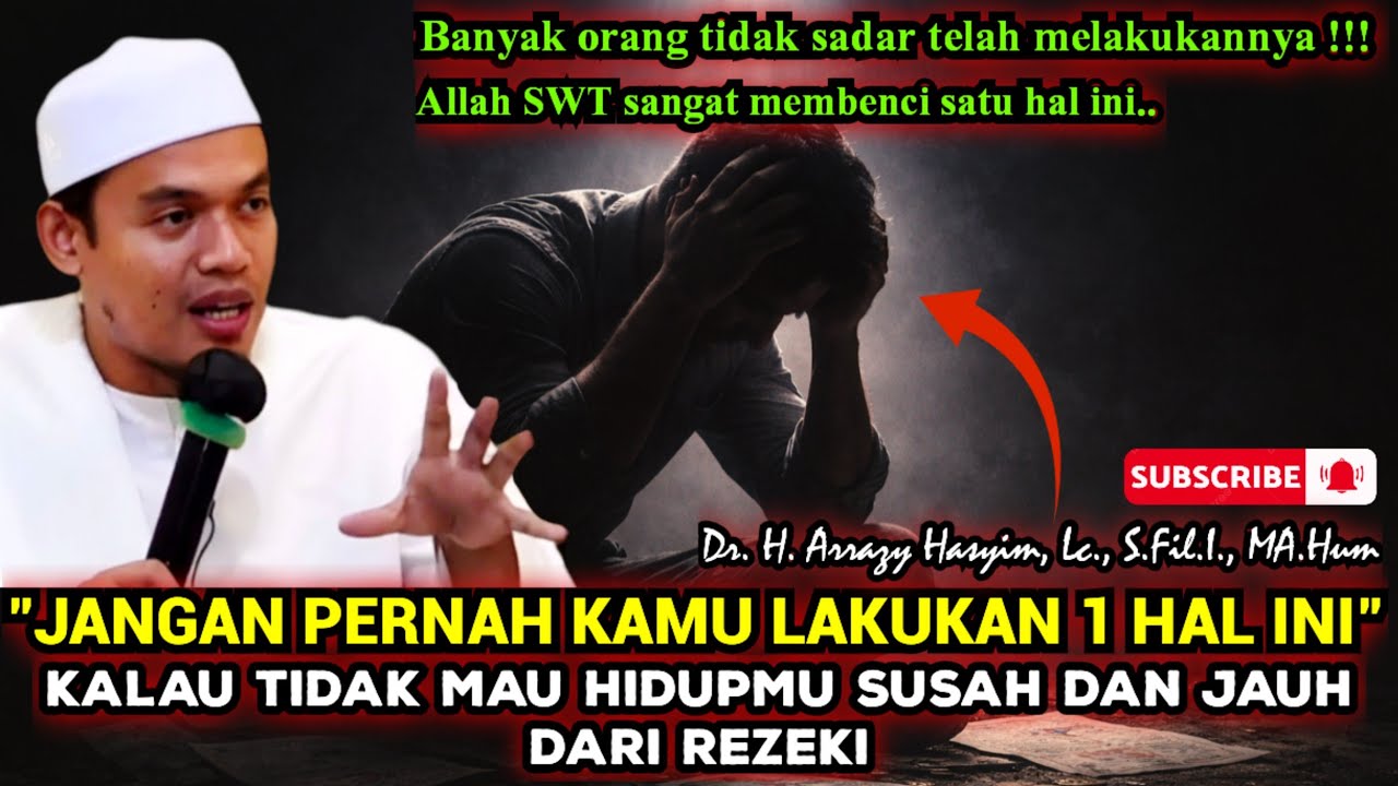 💥 REZEKI SERET BUKAN TANPA SEBAB !! MUNGKIN KAMU PERNAH MELAKUKAN KESALAHAN INI - BUYA ARRAZY HASYIM