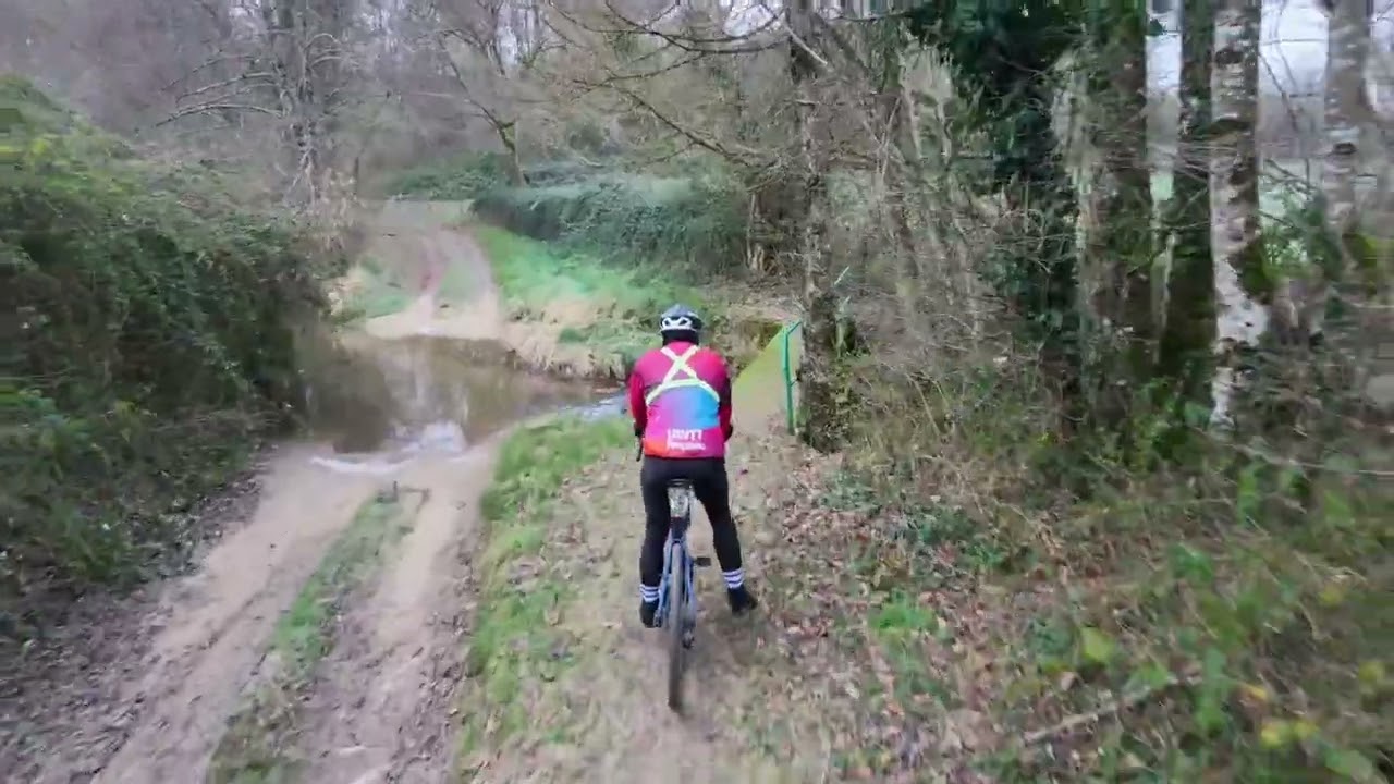 Les sentiers de la Poinçonnoise Gravel en hiver.