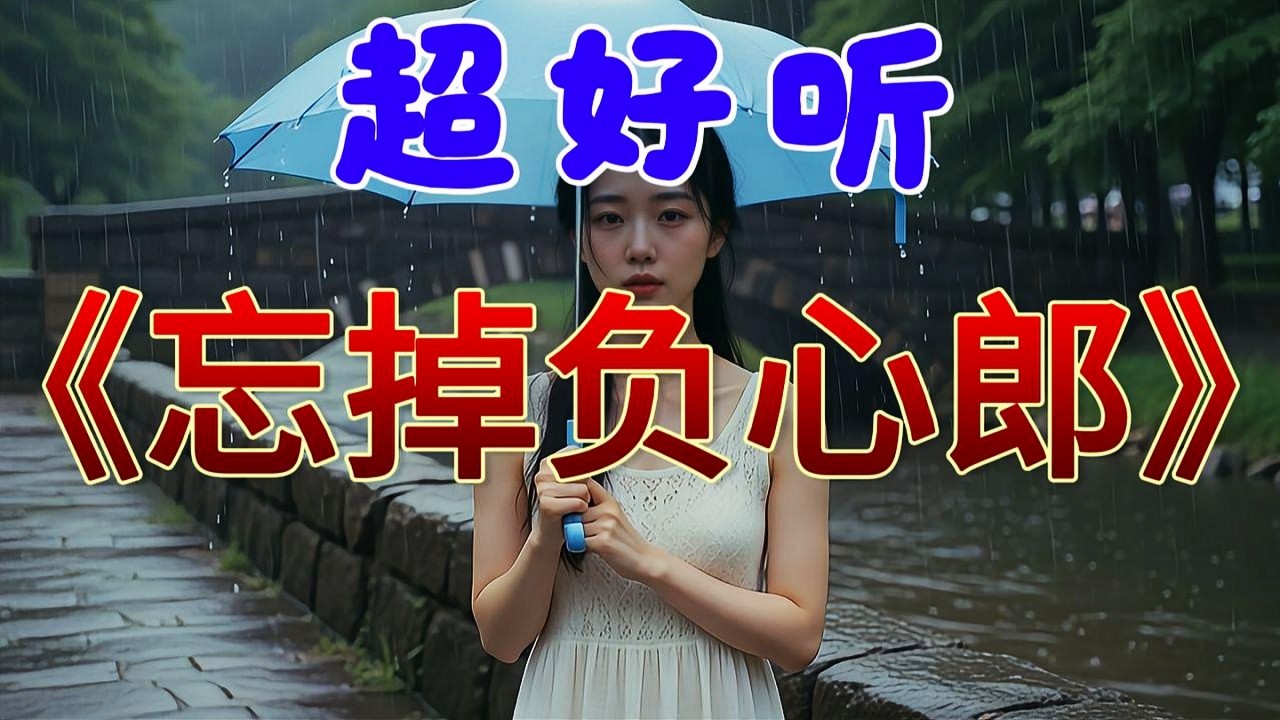 🎵傷感情歌《忘掉負心郎》超好聽！
