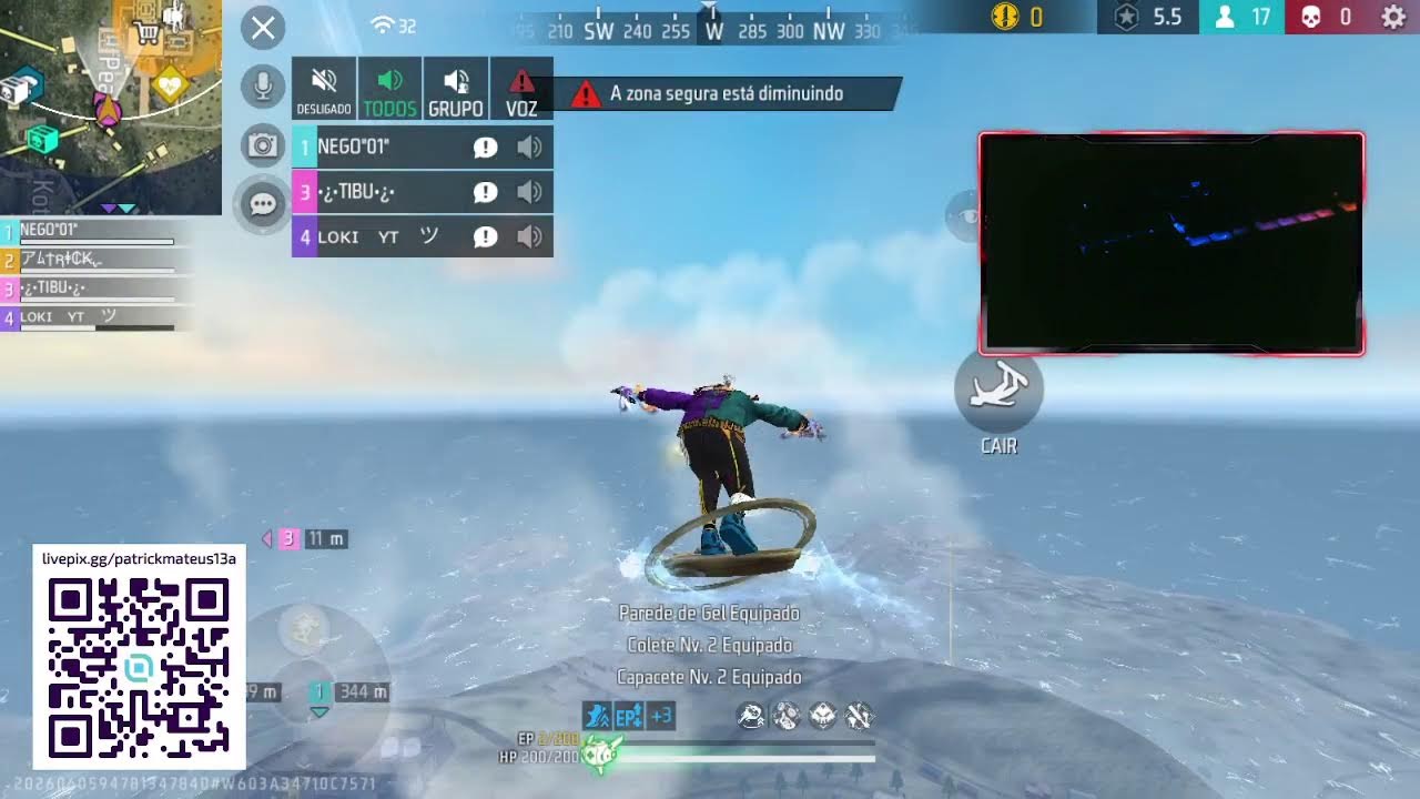 🔥LIVE DE FREE FIRE VAMOS FAZER HISTORIA NO FRIFAS RUMO AO TOP GLOBA🔥23/02/26