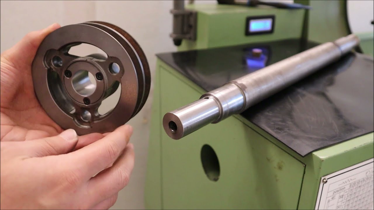 Come Ripristinare Una Puleggia Per Cinghie Trapezoidali Usando Tornio E Fresa [ Manual Machining ]