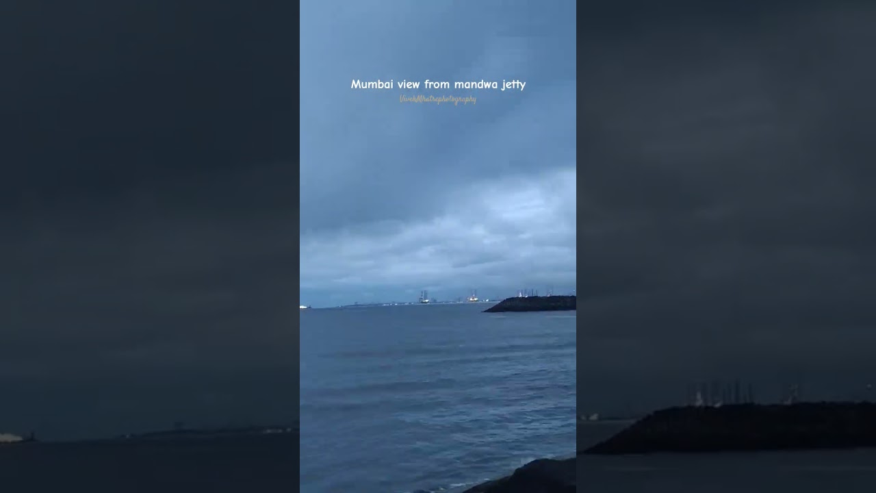 Mumbai View From Mandwa jetty #alibag #mandwa #mumbai #youtubeshorts #yt #shorts #ytshorts #india