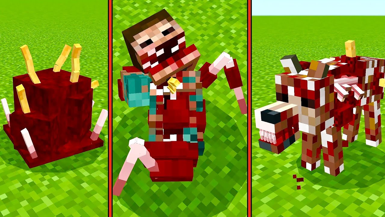 NEW PARASITES UPDATE in Minecraft Experiment 8 Addon