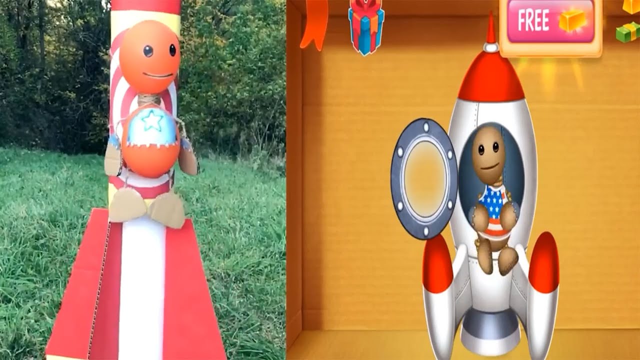 Compilation I'm in the Kick the Buddy Game in real life. DIY#kickthebuddy