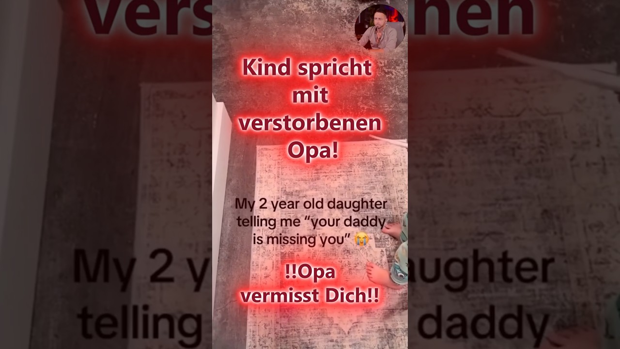 2-J&auml;hrige spricht mit TOTEM OPA! 😭 