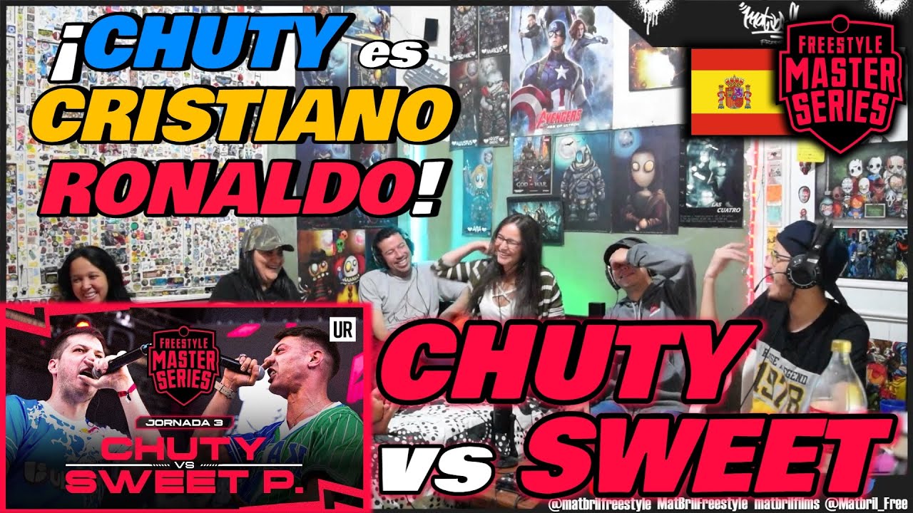 🔴COLOMBIANOS REACCIONAN a CHUTY vs SWEET PAIN - ¡CHUTY es CRISTIANO RONALDO! [FMS ESPAÑA J3 2023]