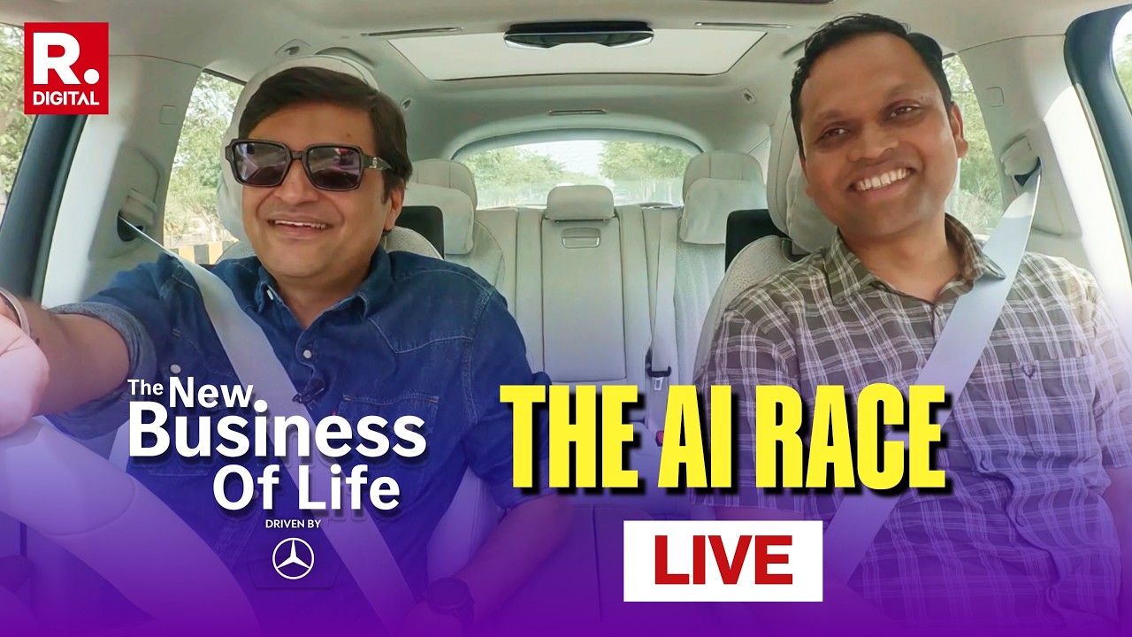 Arnab Drives Sarvam AI&rsquo;s Pratyush Kumar On The New Business of Life, Driven by Mercedes-Benz India