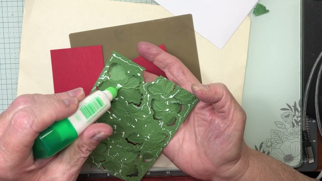 Jolly Holly 3D Card