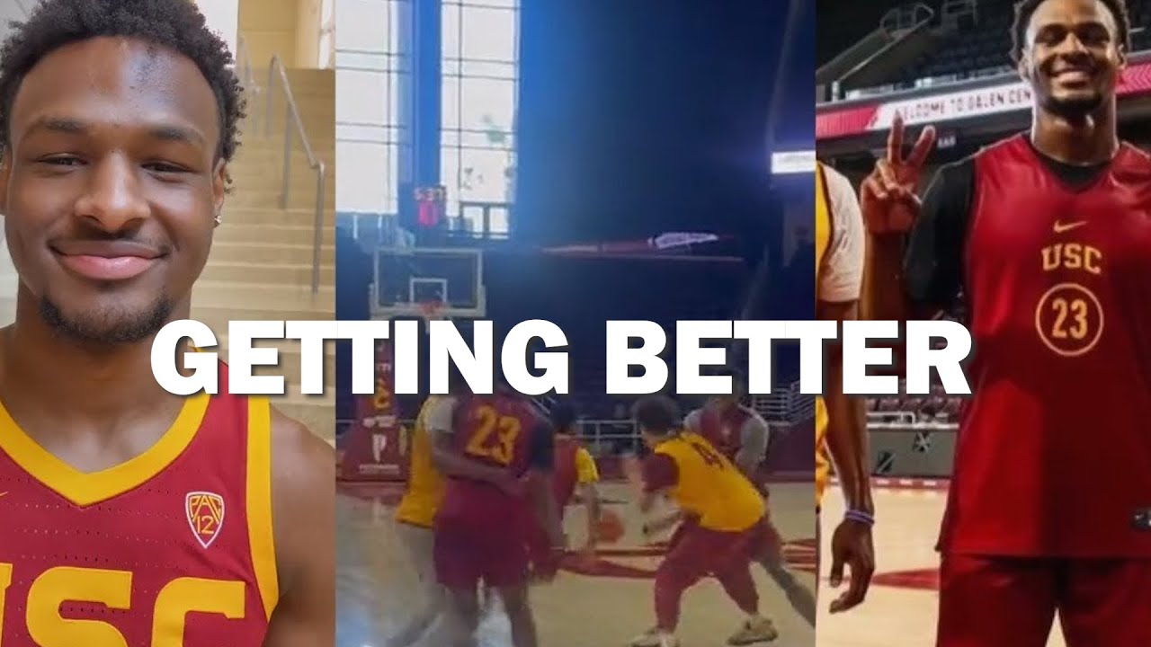Bronny James Back on Campus