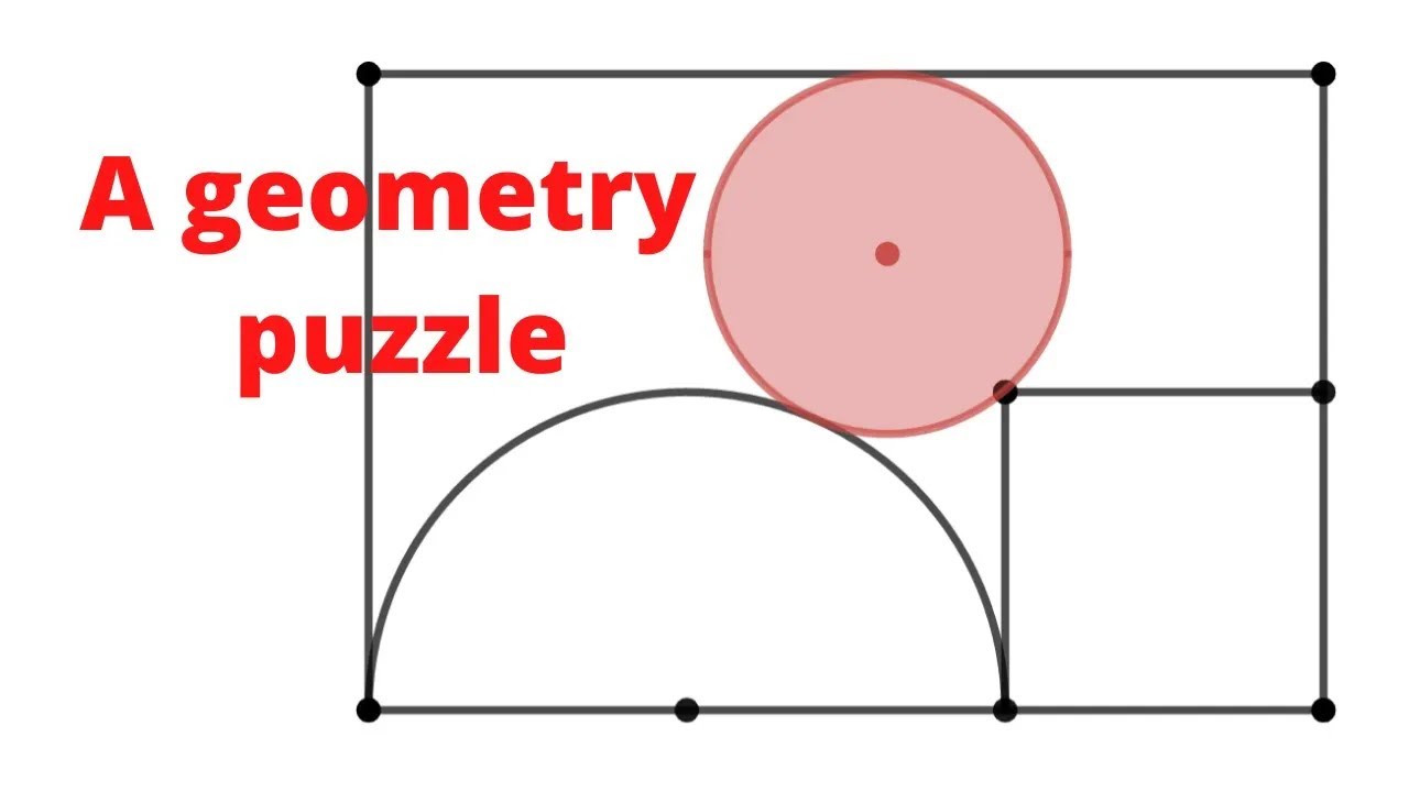 Inscribing a Semicircle, a Circle, and a Square in a Rectangle
