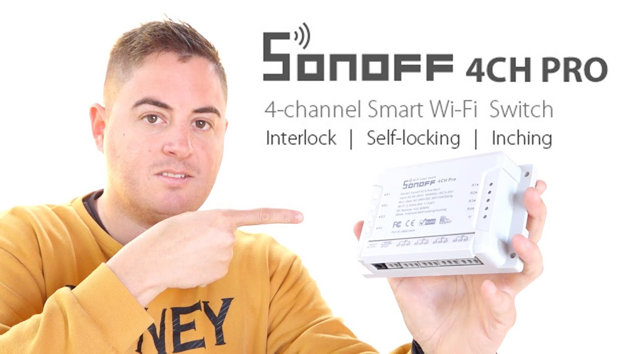 Sonoff 4 CH Pro V2 | Interruptor conmutador | Smart Switch WIFI