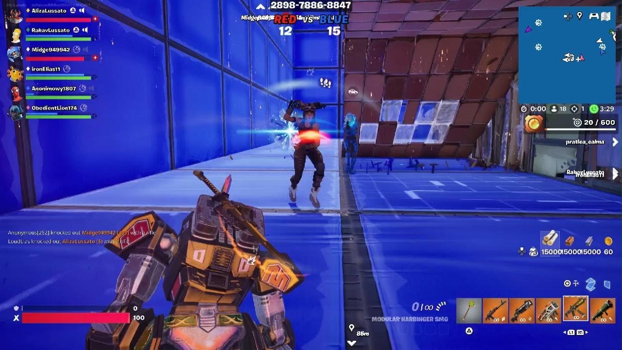 Fortnite Mega Red Vs Blue Me&On