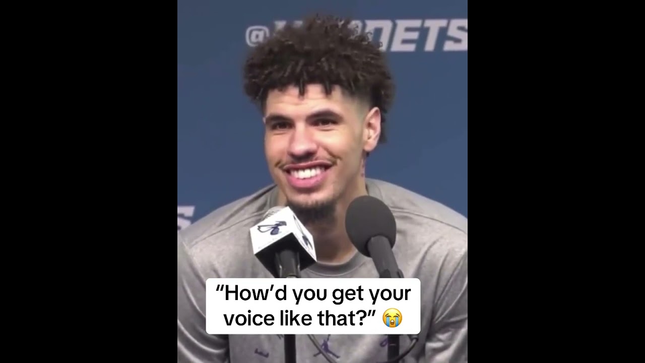 LaMelo Ball loved this reporter&rsquo;s voice 😂