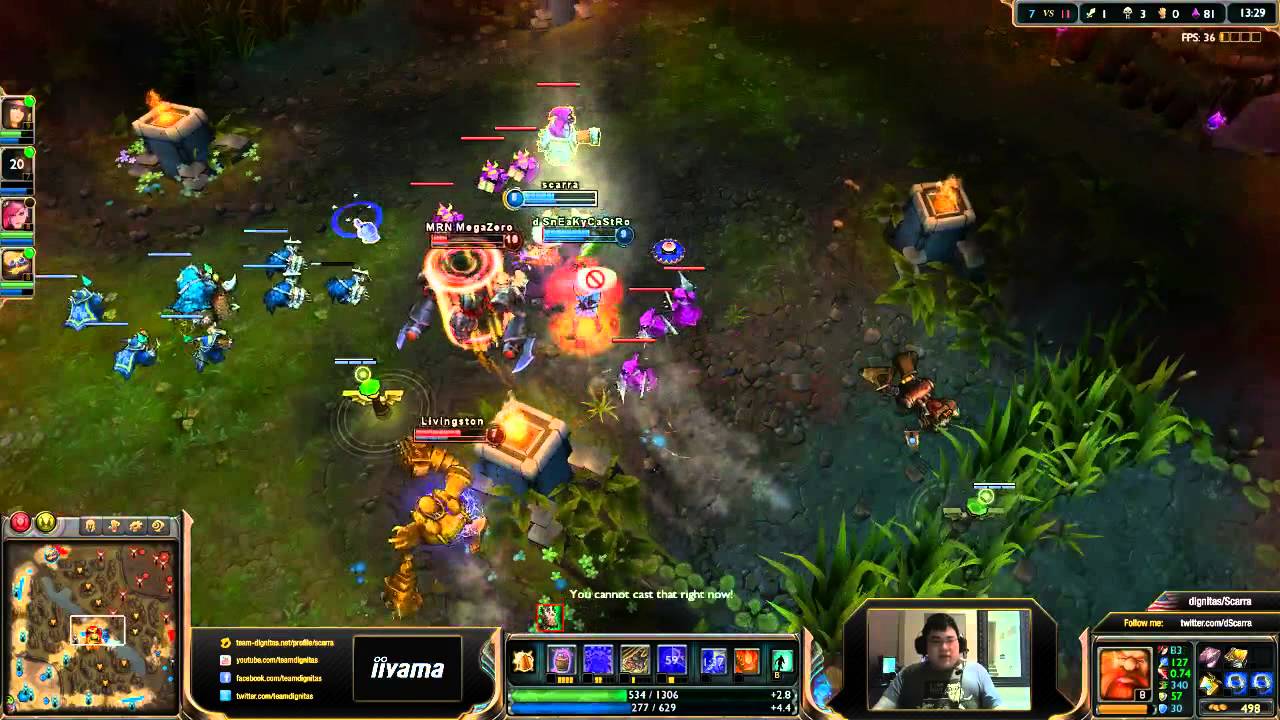Scarra - Grragas mid &laquo;Beast&raquo; (Diamond l)