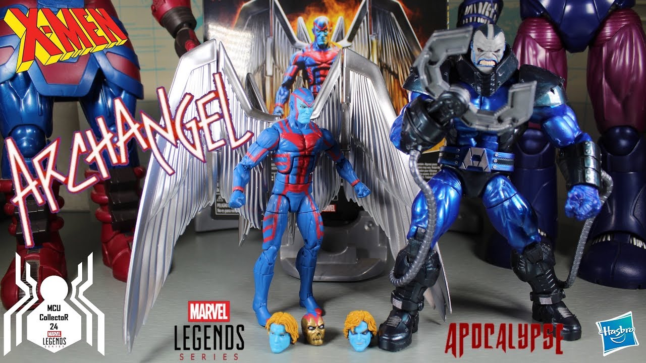 Обзор фигурки Marvel Legends Deluxe ARCHANGEL w Apocalypse BAF