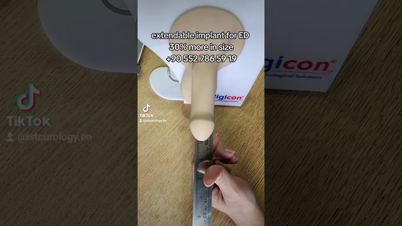 Extendable of Penile implant for Bigger size demonstration | Istanbul Urology Clinic