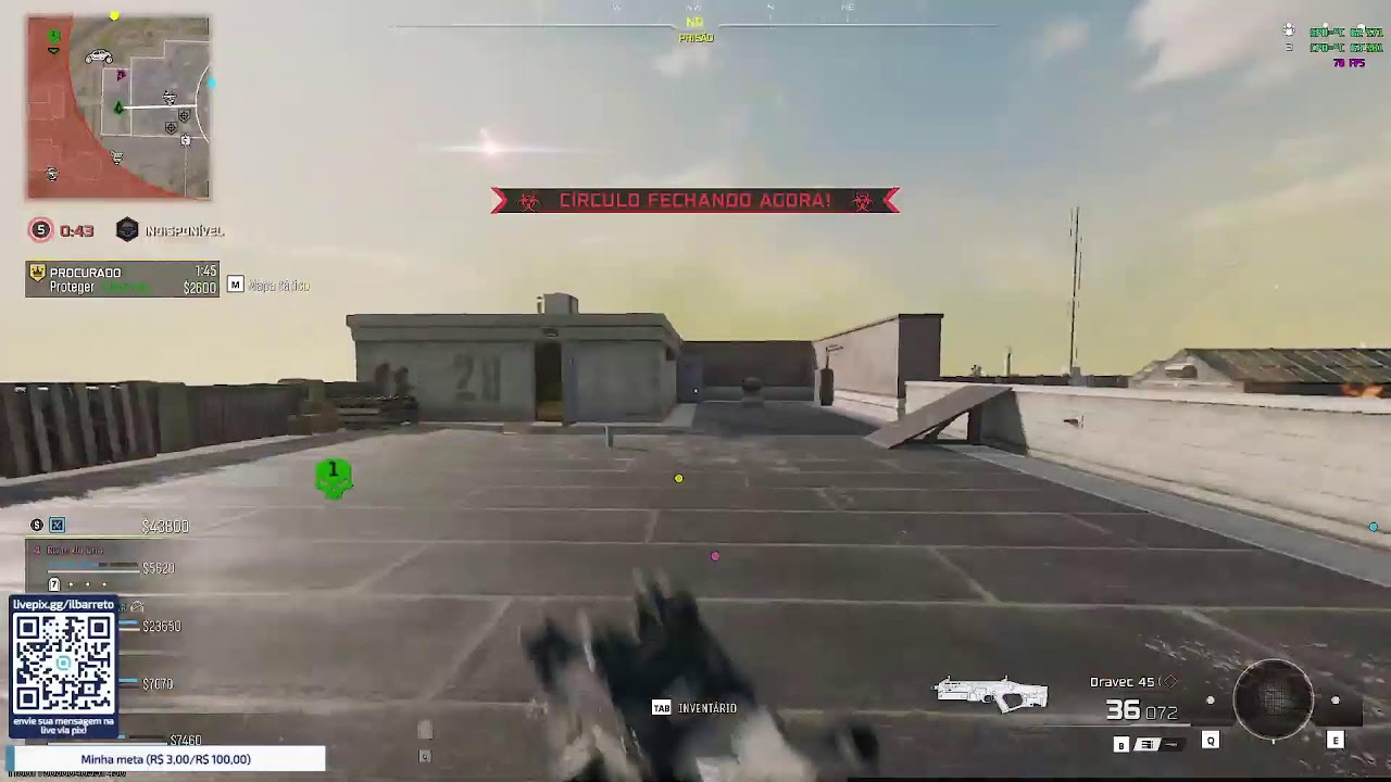 🎮 LIVE WARZONE COP 7 🔴  – RUSH SEM MEDO!