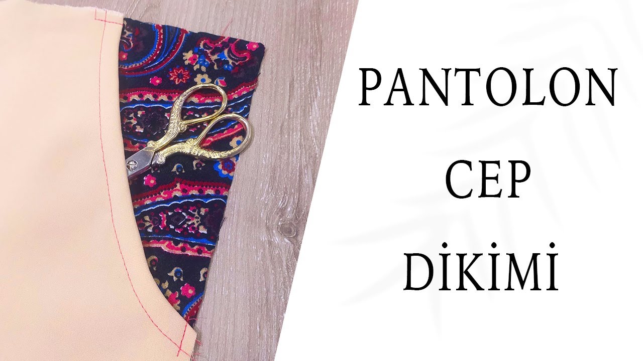 PANTOLON CEBİ NASIL DİKİLİR ? - HOW TO SEW A PANTS POCKET