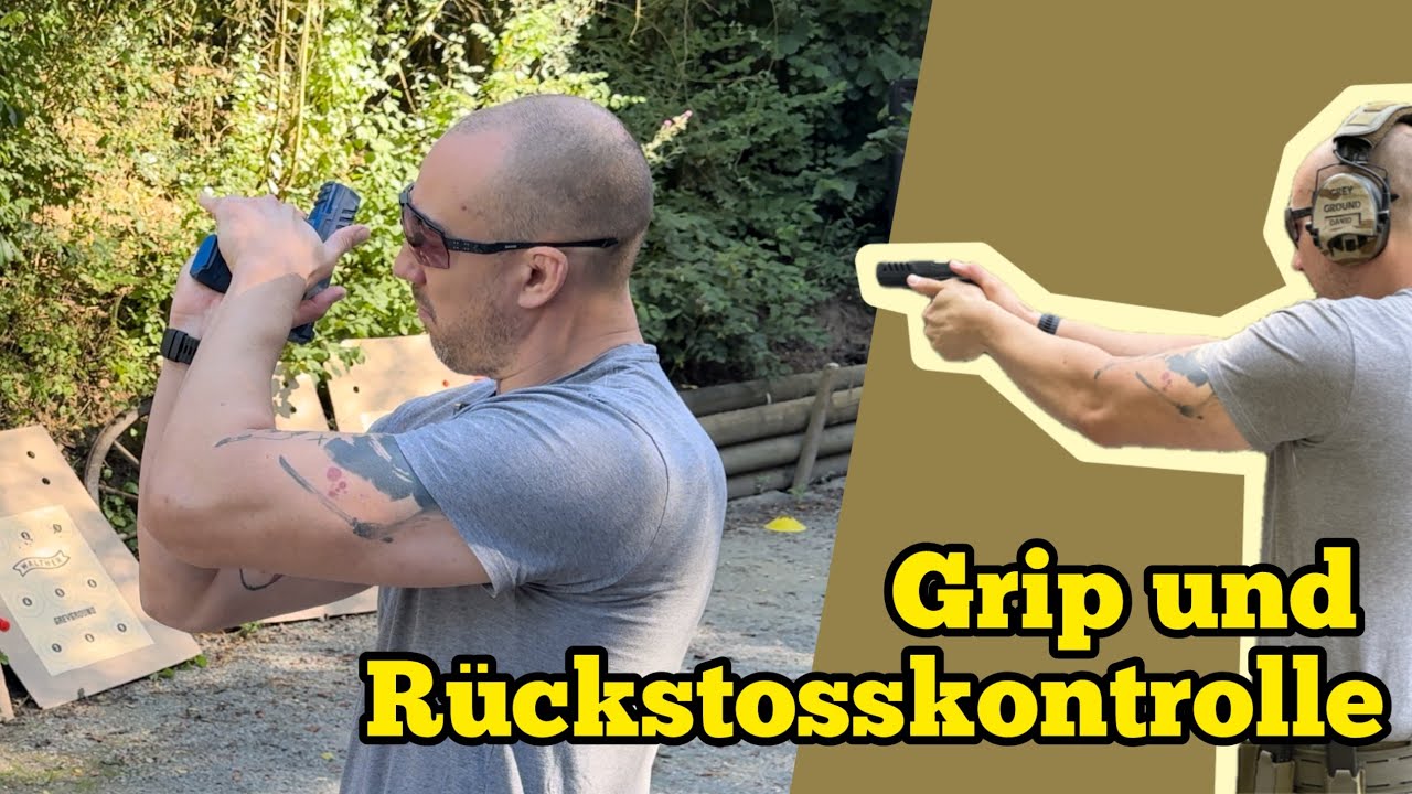 🤩 Es ist so einfach: Der Grip beim Pistolen schießen #kurzwaffenausbildung