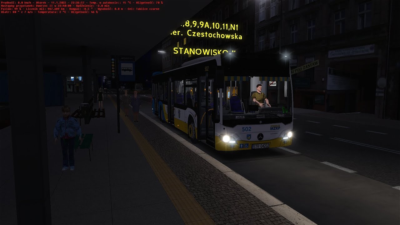 OMSI 2 MZKP Strzelce linia 3 Osiedle Zwycięstwa