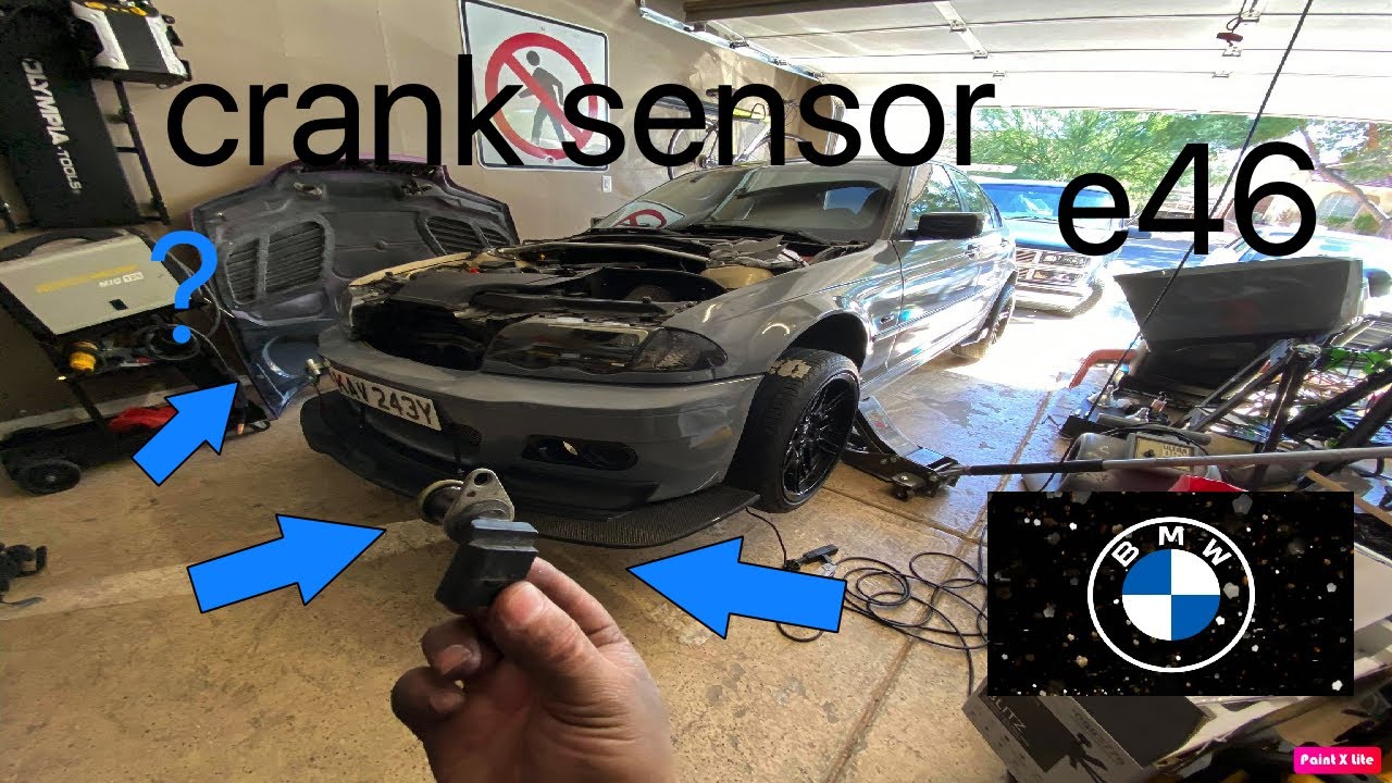 BMW E46 Crankshaft position sensor replace