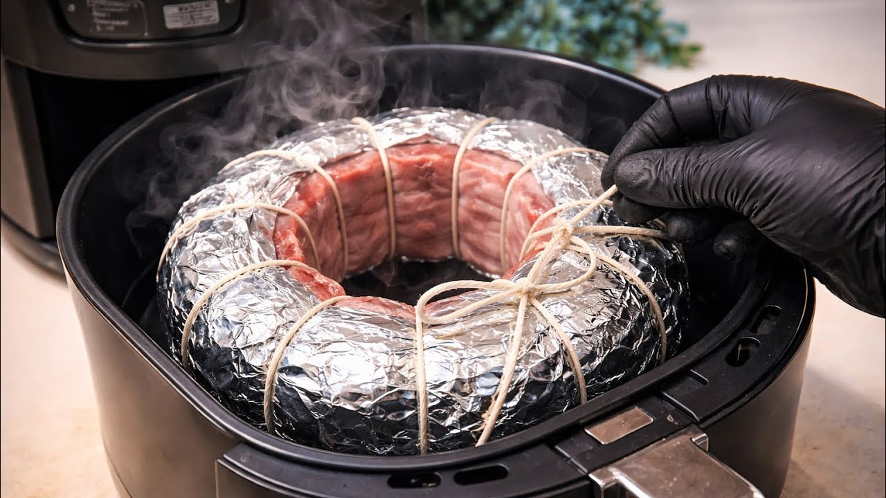 Millions of people know this recipe! I wrapped them in foil and threw them in the air fryer!